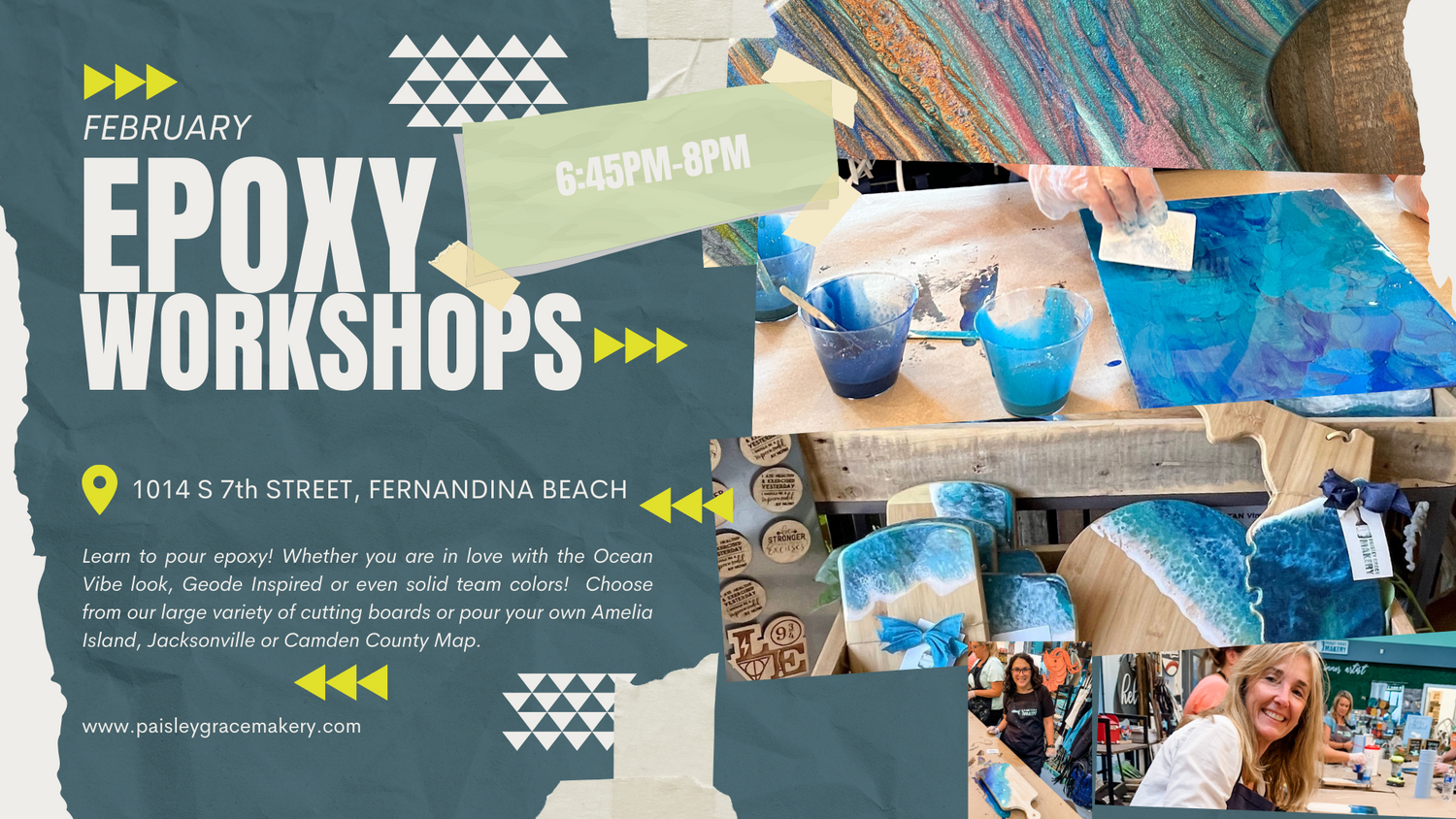 Epoxy Workshops in Fernandina Beach