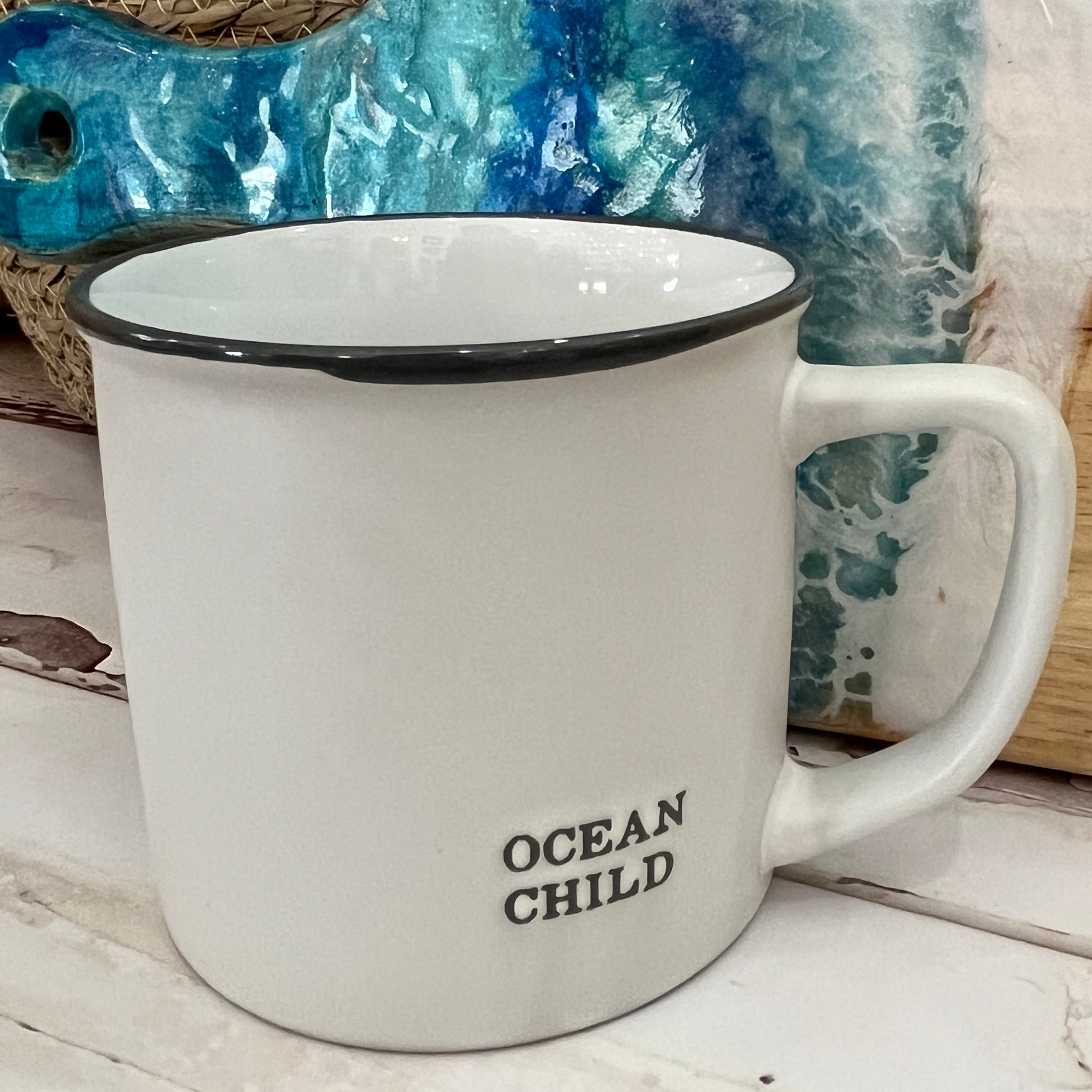 Ocean Child 16oz Coffee Mug - Paisley Grace Makery