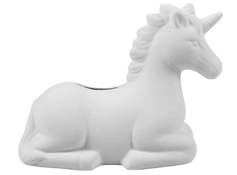 Fluffy Unicorn Bank — Chesapeake Ceramics