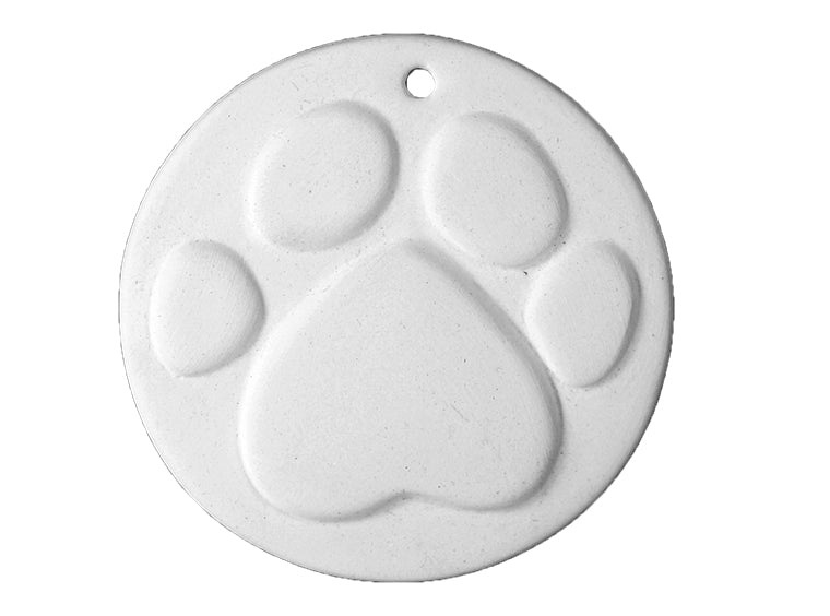 DIY Ceramic Ornament: 3D Paw Print Ball - Pre-Packaged - Tangle Artistry