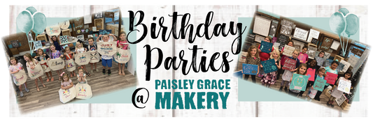 BIRTHDAY PARTIES - Paisley Grace Designs