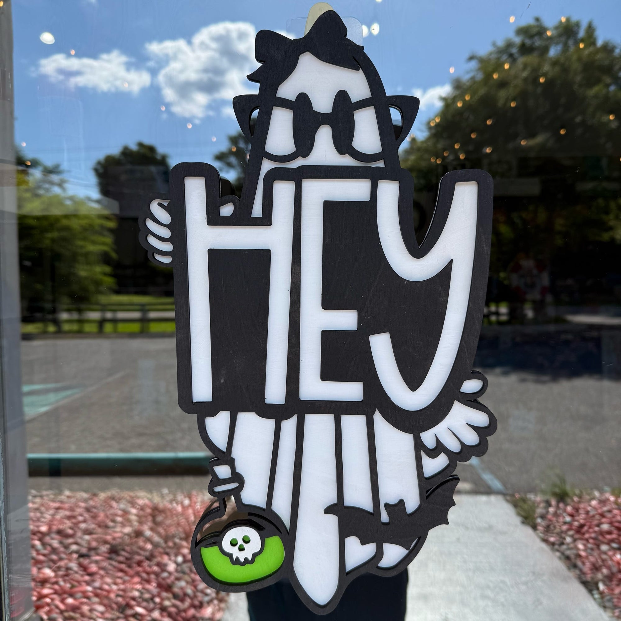 Hey & Boo Ghost 3D DOOR HANGER (Single or Set) G0658