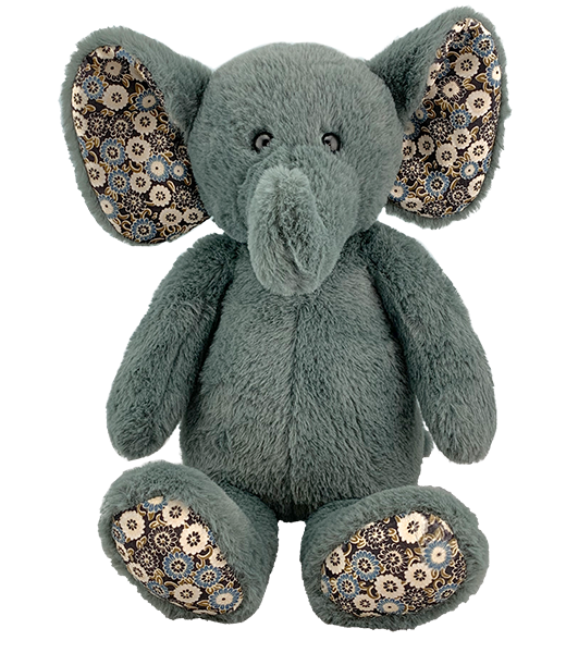 "Forget Me Not" the Elephant 16"  Build Your Own Stuffy S703