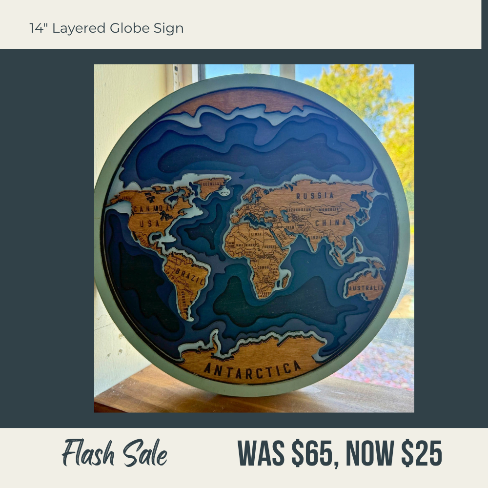 Clearance Sale – One-of-a-Kind Finished Decor - G0722