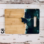 13" Serving Board with Handle Epoxy Workshop Choice