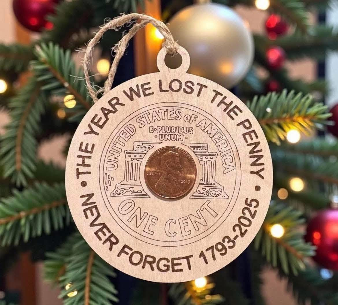 Penny Keepsake ornament (penny not included)