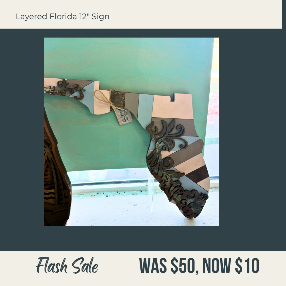 Clearance Sale – One-of-a-Kind Finished Decor - G0722