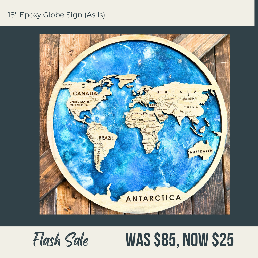 Clearance Sale – One-of-a-Kind Finished Decor - G0722