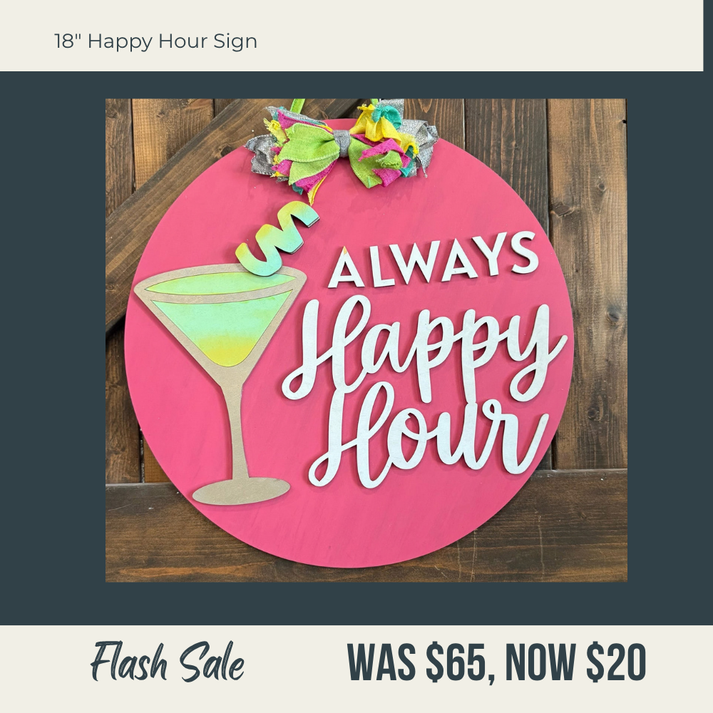 Clearance Sale – One-of-a-Kind Finished Decor - G0722