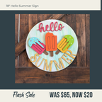 Clearance Sale – One-of-a-Kind Finished Decor - G0722