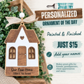 Our New Home Personalized House Ornament G0754