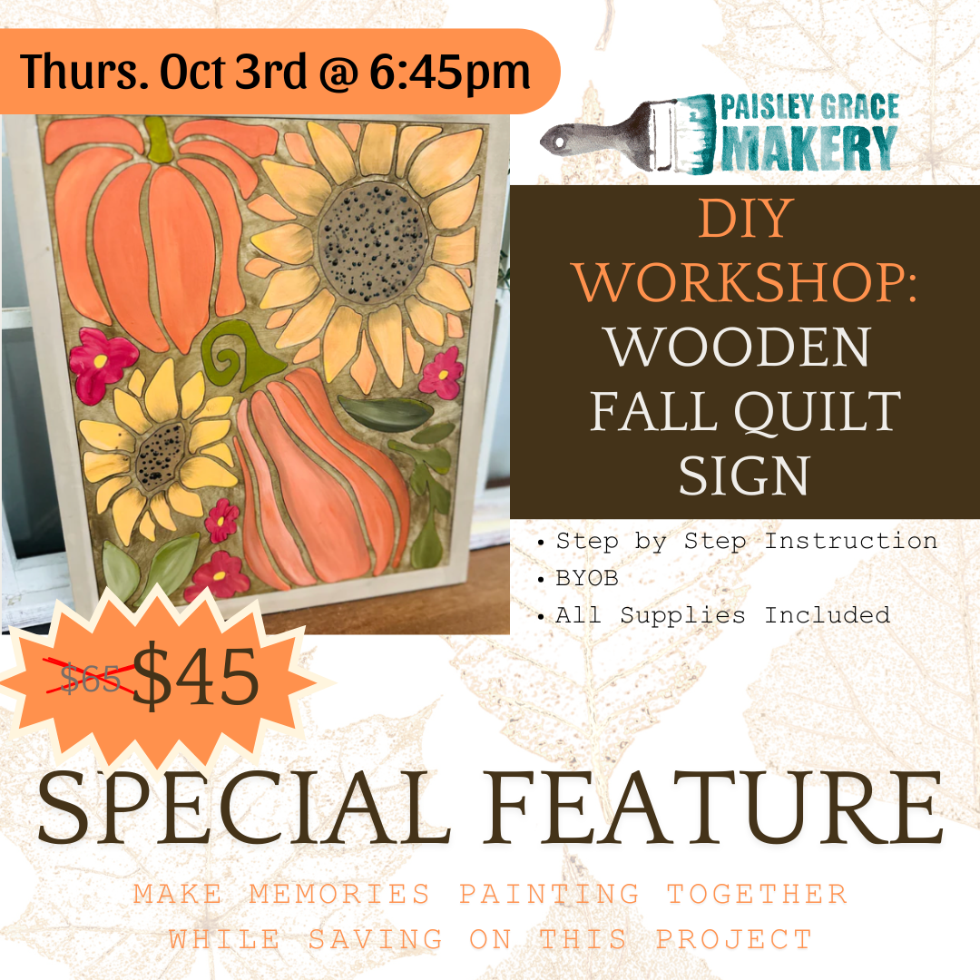 10.03.24 Thursday- Fall Quilt Special Feature Workshop SF1006