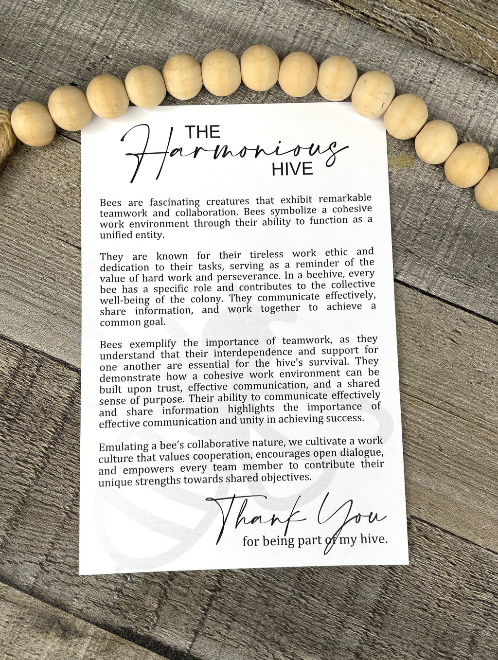 Harmonious Hive Keepsake Ornament P03393