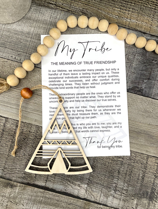 My Tribe Story Card Ornament P13119