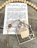Threshold of Joy- New Home Story Card Ornament P13112