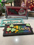 Lucky Shelf Stand Sign Insert P13042