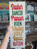 Funny Reindeer Plank Design P13045