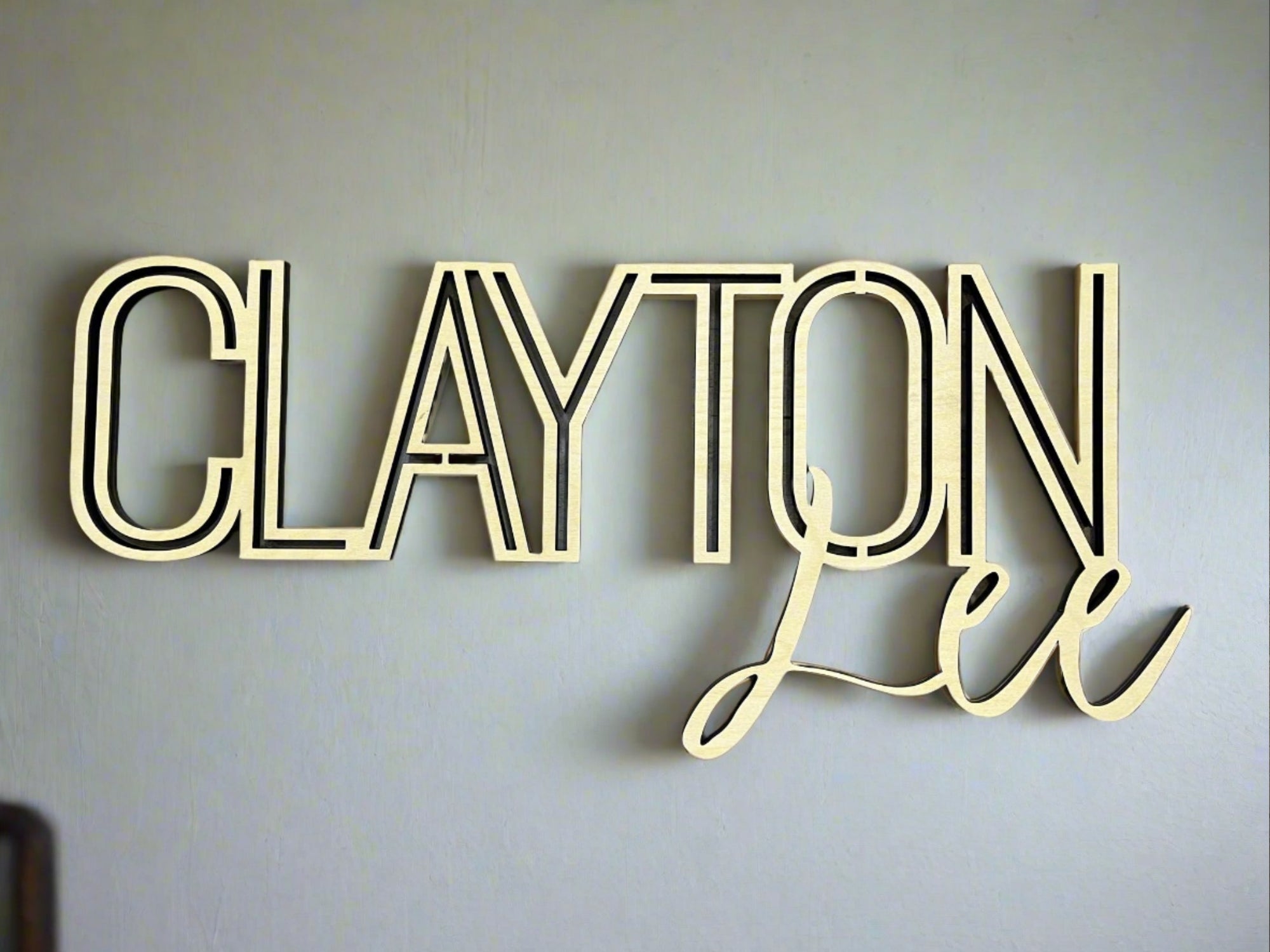 First and Middle Name Cut Out P13060 – Paisley Grace Makery