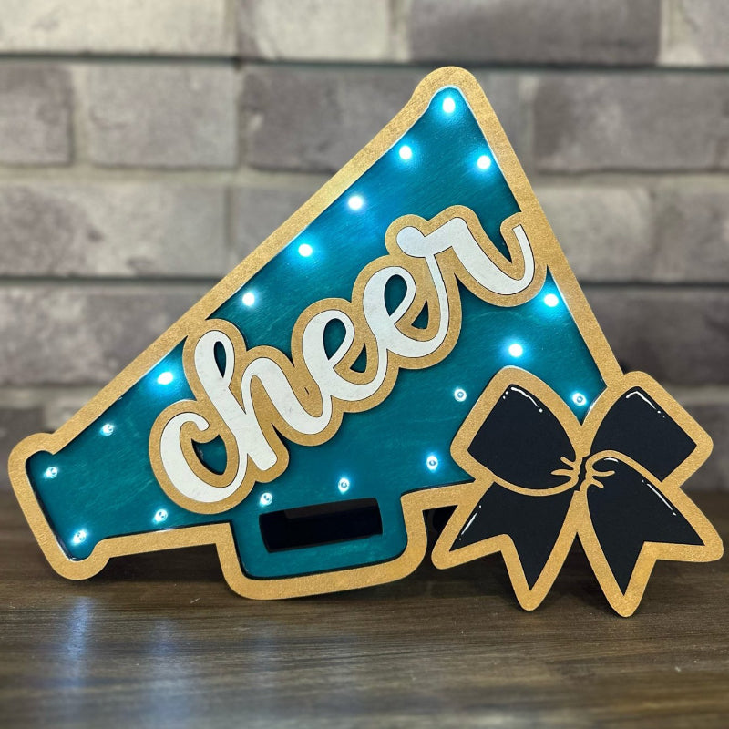 Lighted Cheer Laser Cut Project P13165