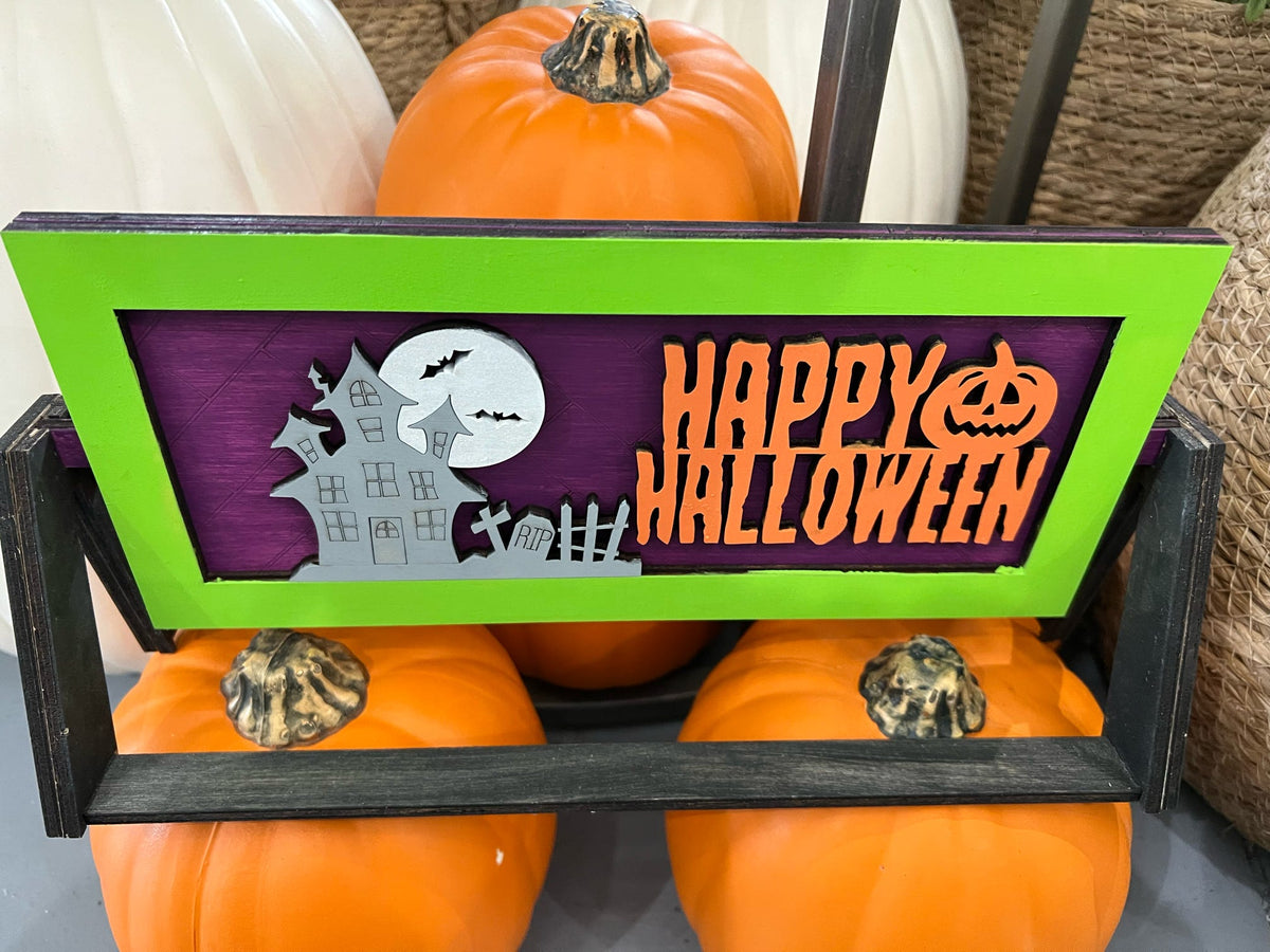 Happy Halloween Shelf Stand Insert P13160