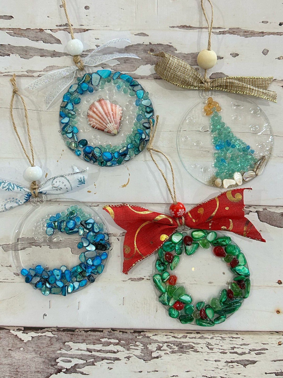 Seaglass Ornaments - Create Your Own Design