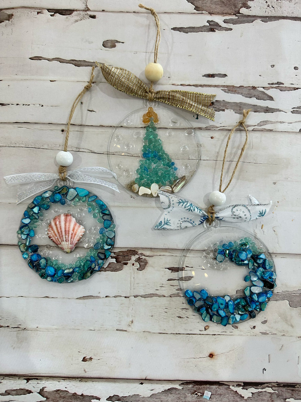 Seaglass Ornaments - Create Your Own Design