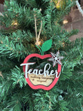 Teacher Ornament P13668