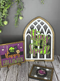 HALLOWEEN Seasonally Changeable Shelf Trio Theme P013787