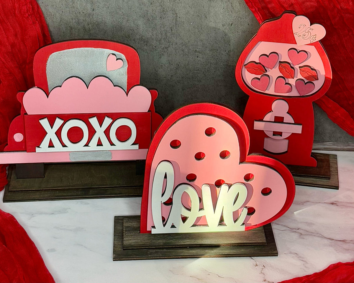 Valentine Shelf Trio P13719