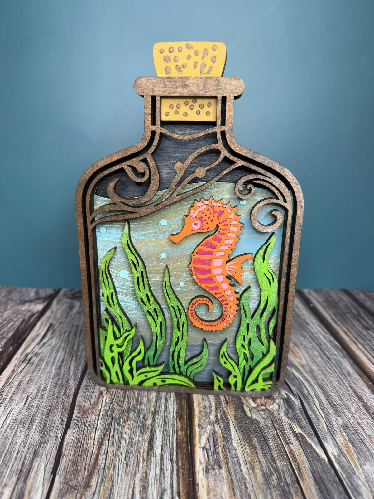 Sea Life in a Bottle P013828