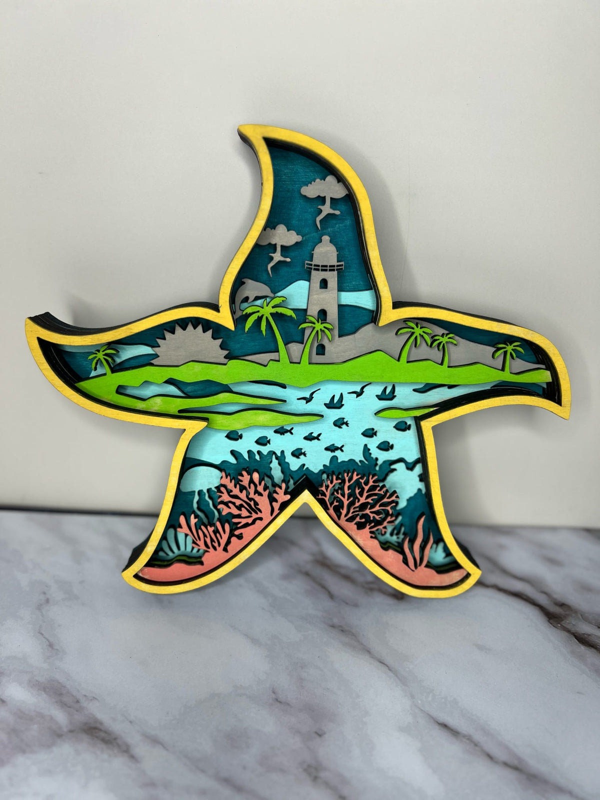 Layered Starfish 3D LASER PROJECT - P014094