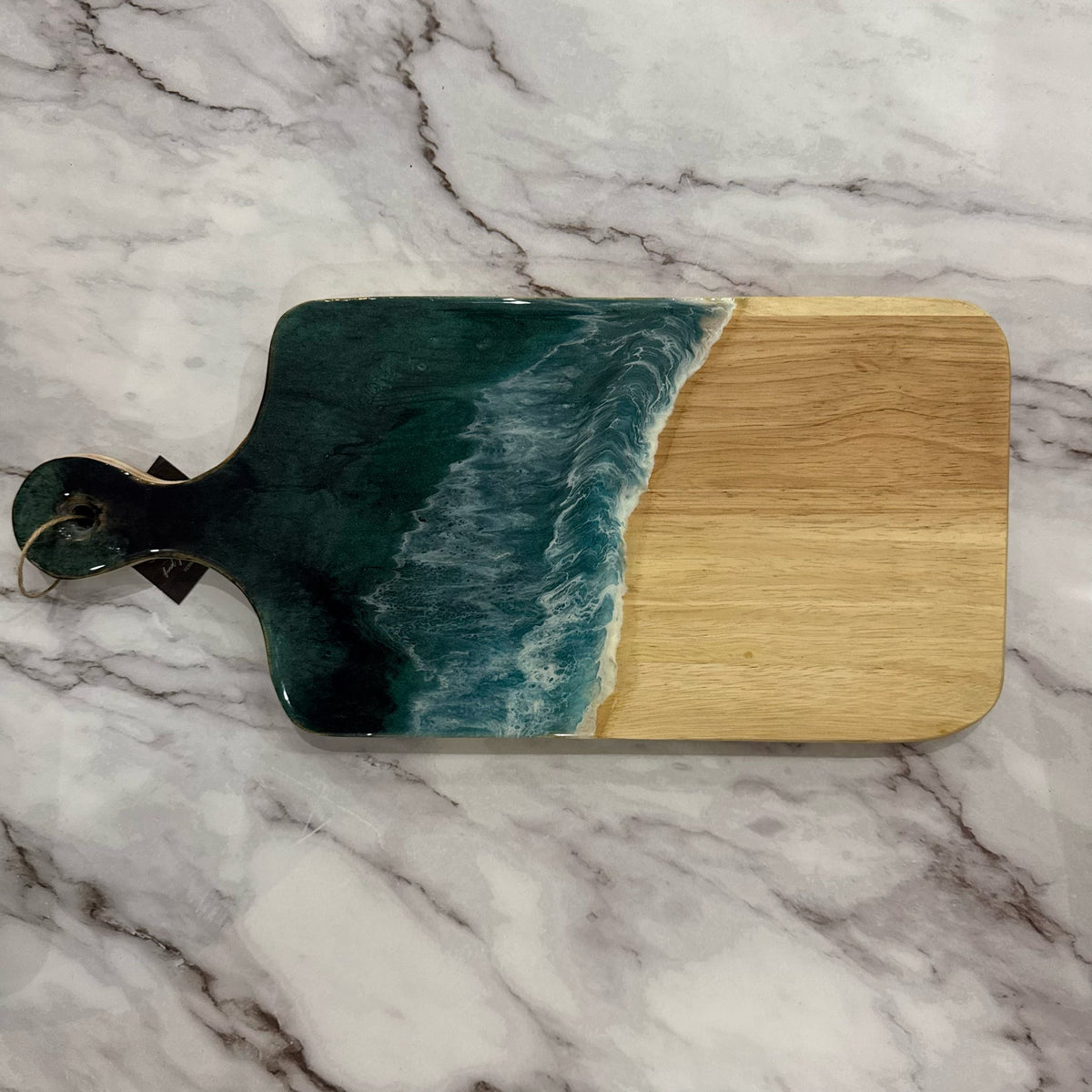Bread Board Ocean Epoxy Cutting Board 18x8"
