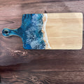 Bread Board Ocean Epoxy Cutting Board 18x8"