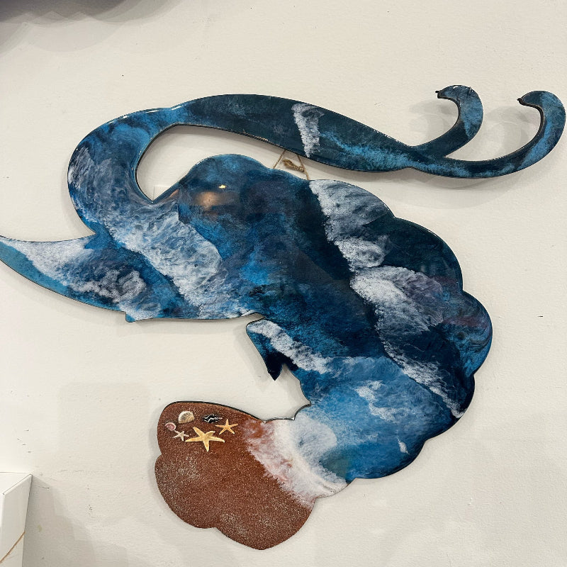 Epoxy Shrimp Door Hanger  DOOR HANGER DESIGN P13818