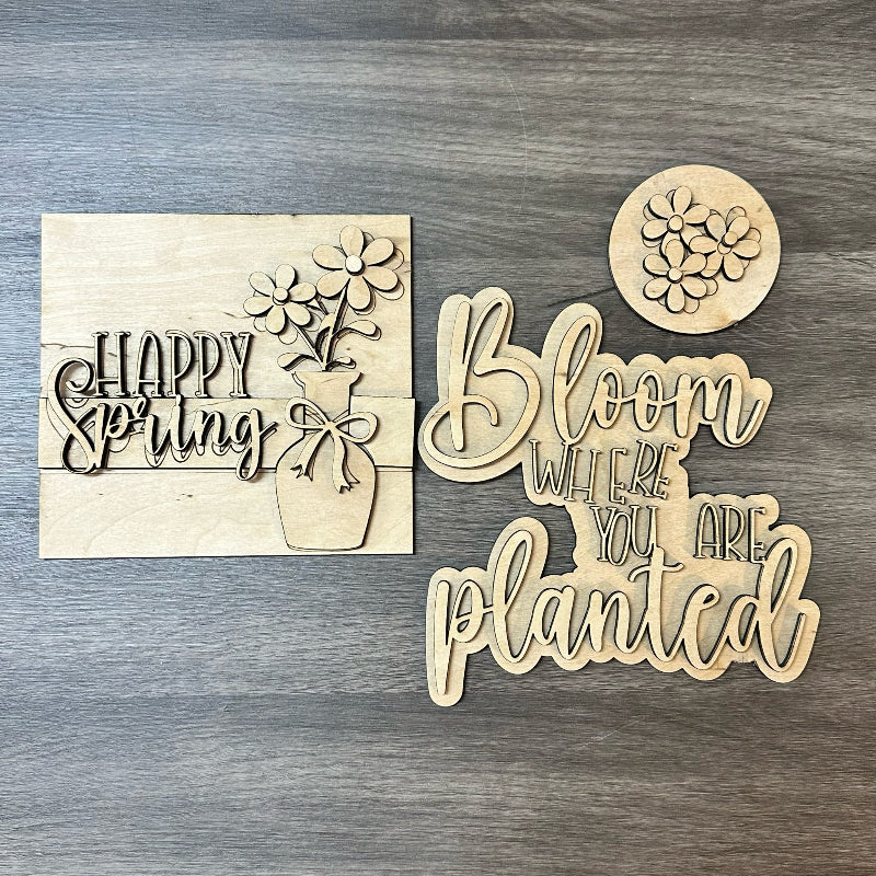 Spring Inserts for Seasonally Changeable Shelf Trio P013812