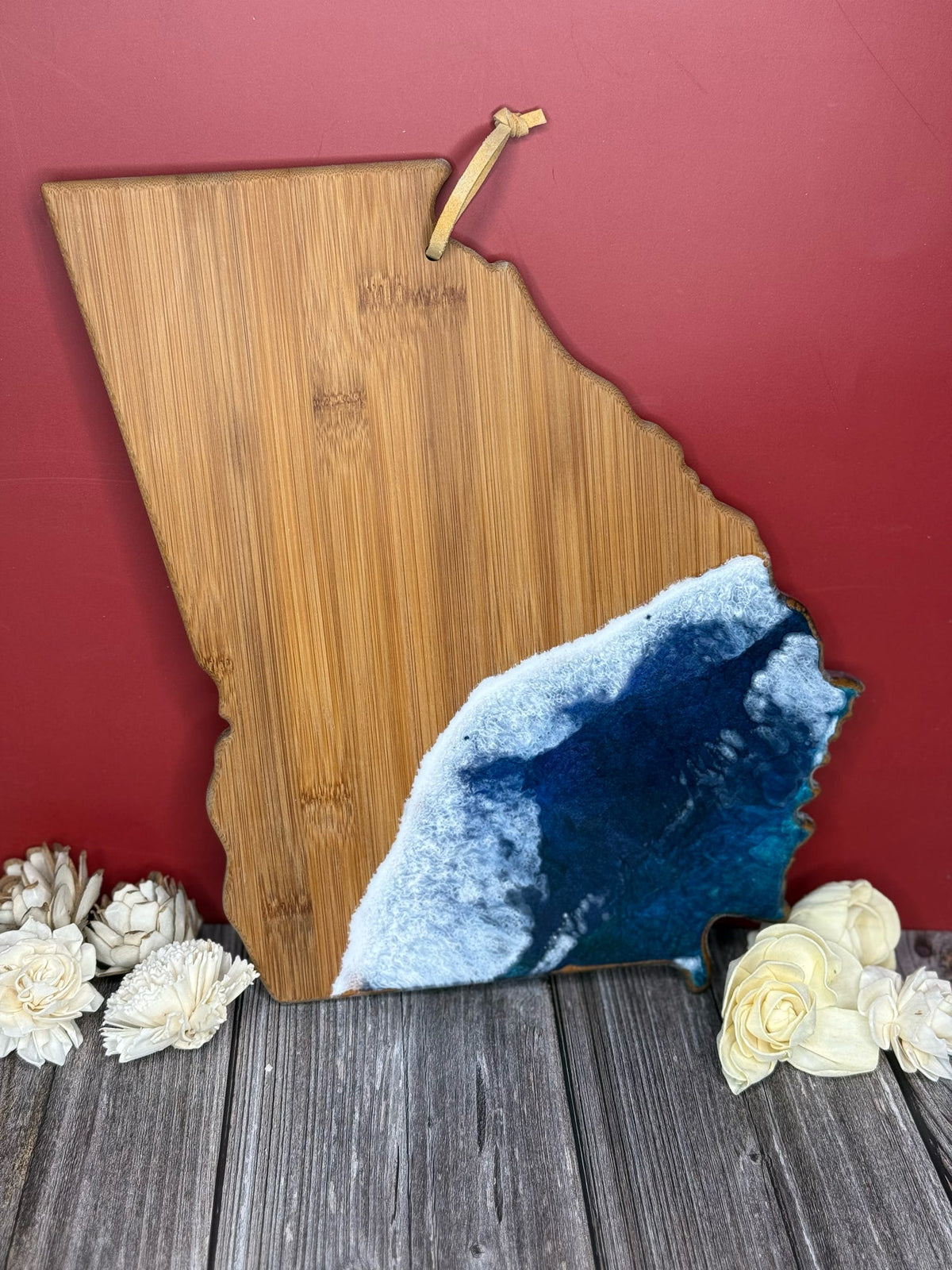 Georgia Cutting Board Epoxy Workshop Choice P03849