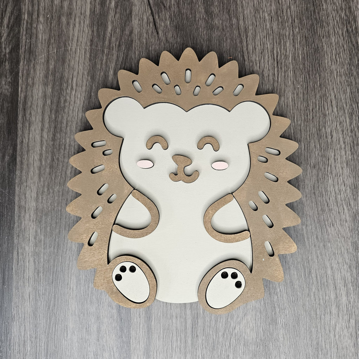Sitting Baby Hedgehog 3D LASER PROJECT - P014103