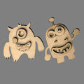 Silly Monsters 3D LASER PROJECT - P014111