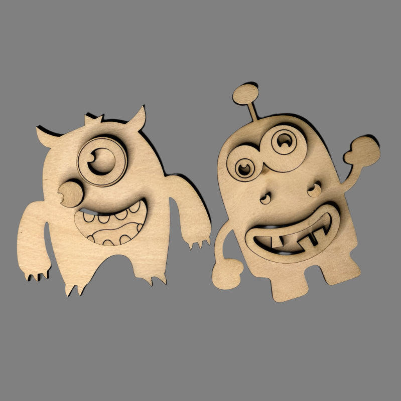 Silly Monsters 3D LASER PROJECT - P014111