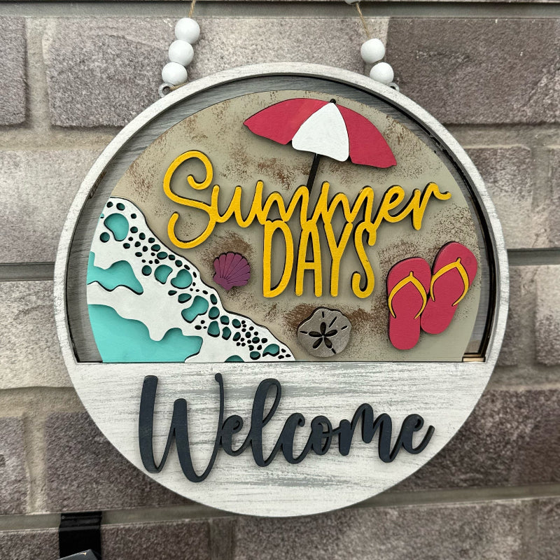 Drop In Sign Summer 3D LASER PROJECT - P014127
