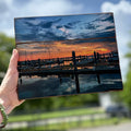Sunset Docks 8x10 Photo Pallet