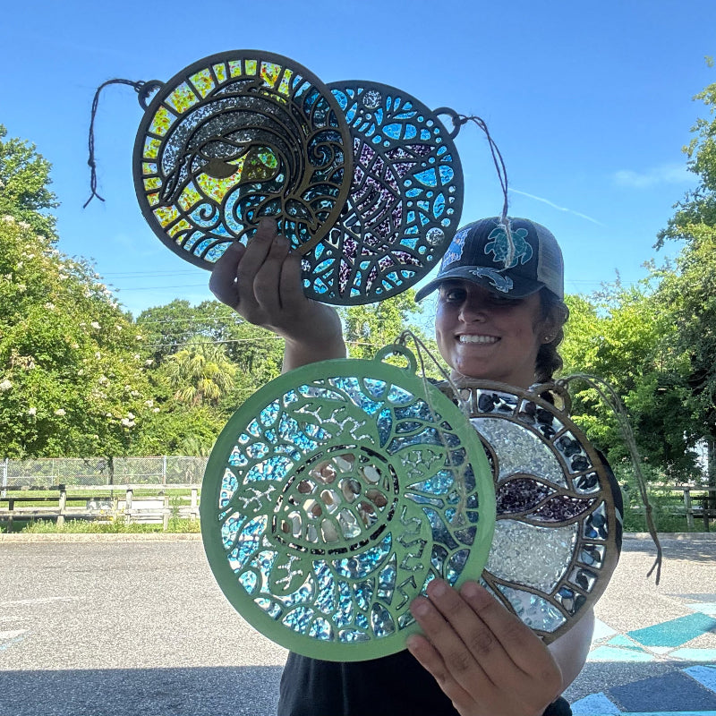 Create Your Own SeaGlass Sun Catcher