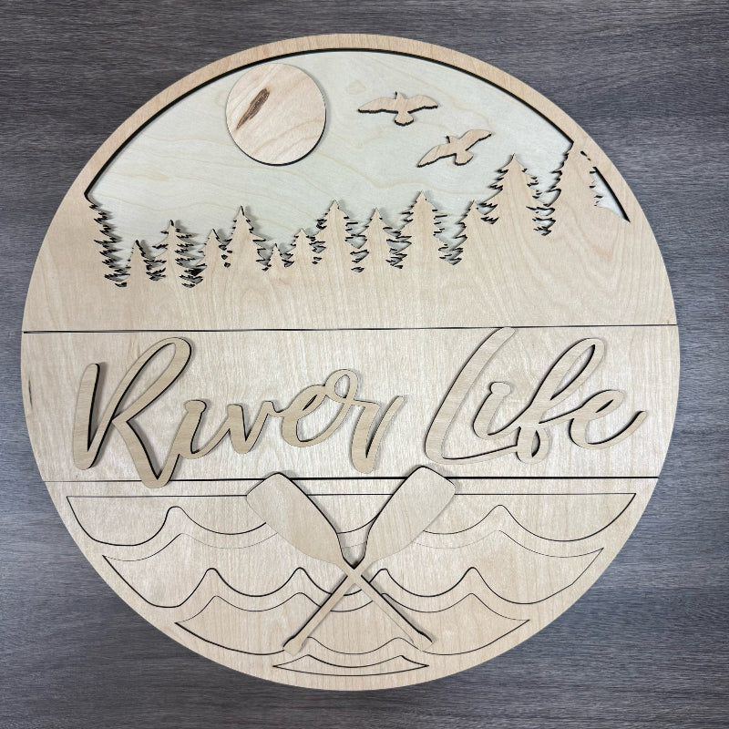 River Life 3D Round Door Hanger P1510