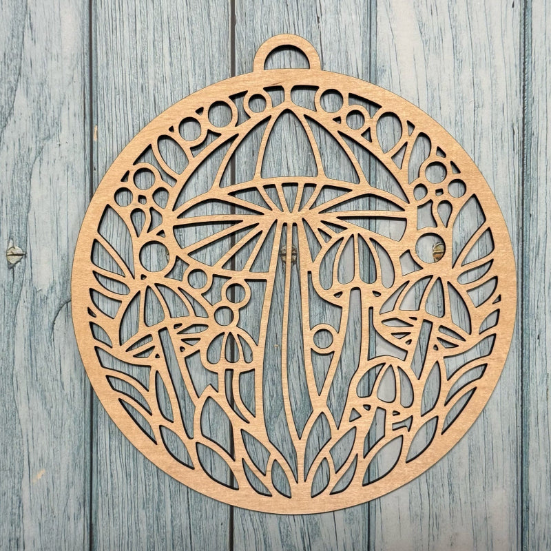 SeaGlass Sun Catcher Mushroom- P014289