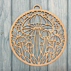 SeaGlass Sun Catcher Mushroom- P014289