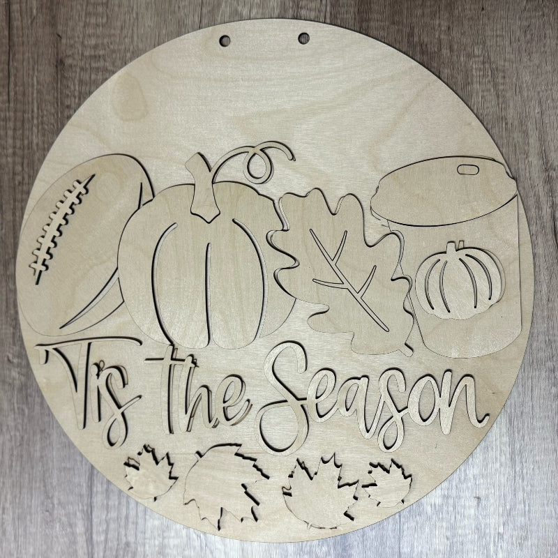 Fall Tis The Season 3D DOOR HANGER - G07