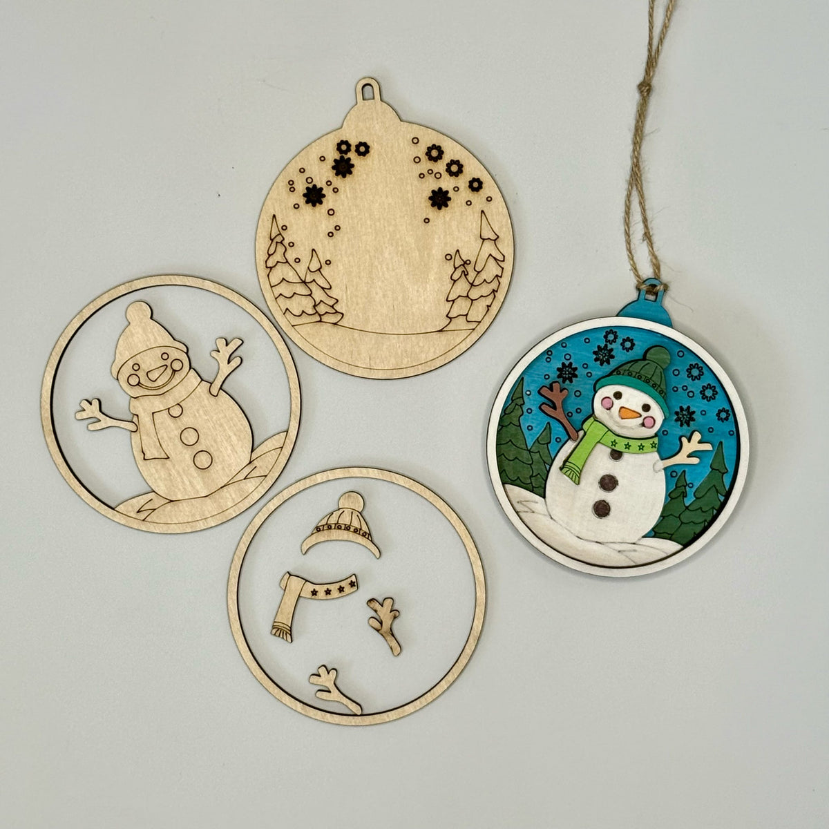 Animal Tri Layered Classroom Kit Ornaments