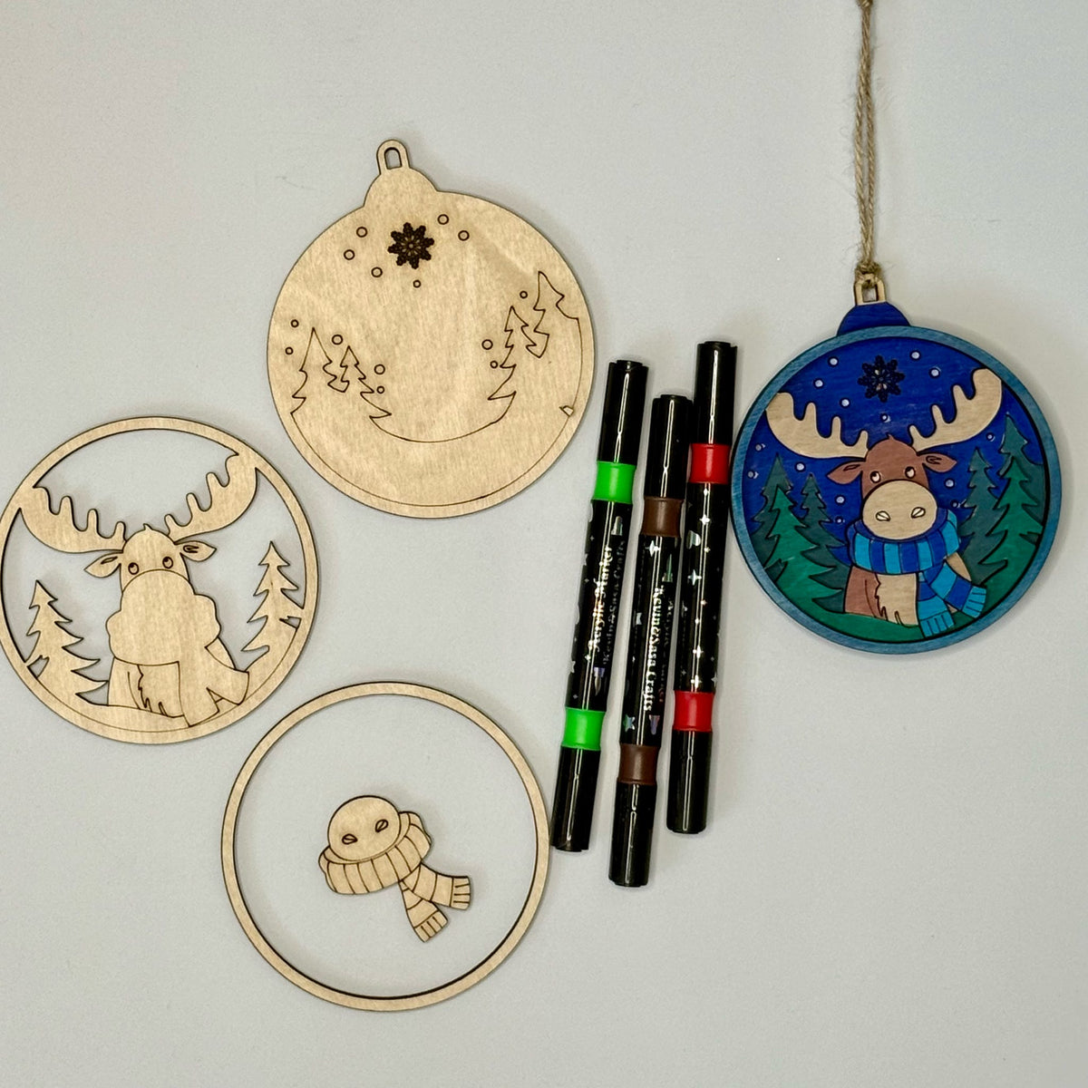 Animal Tri Layered Classroom Kit Ornaments