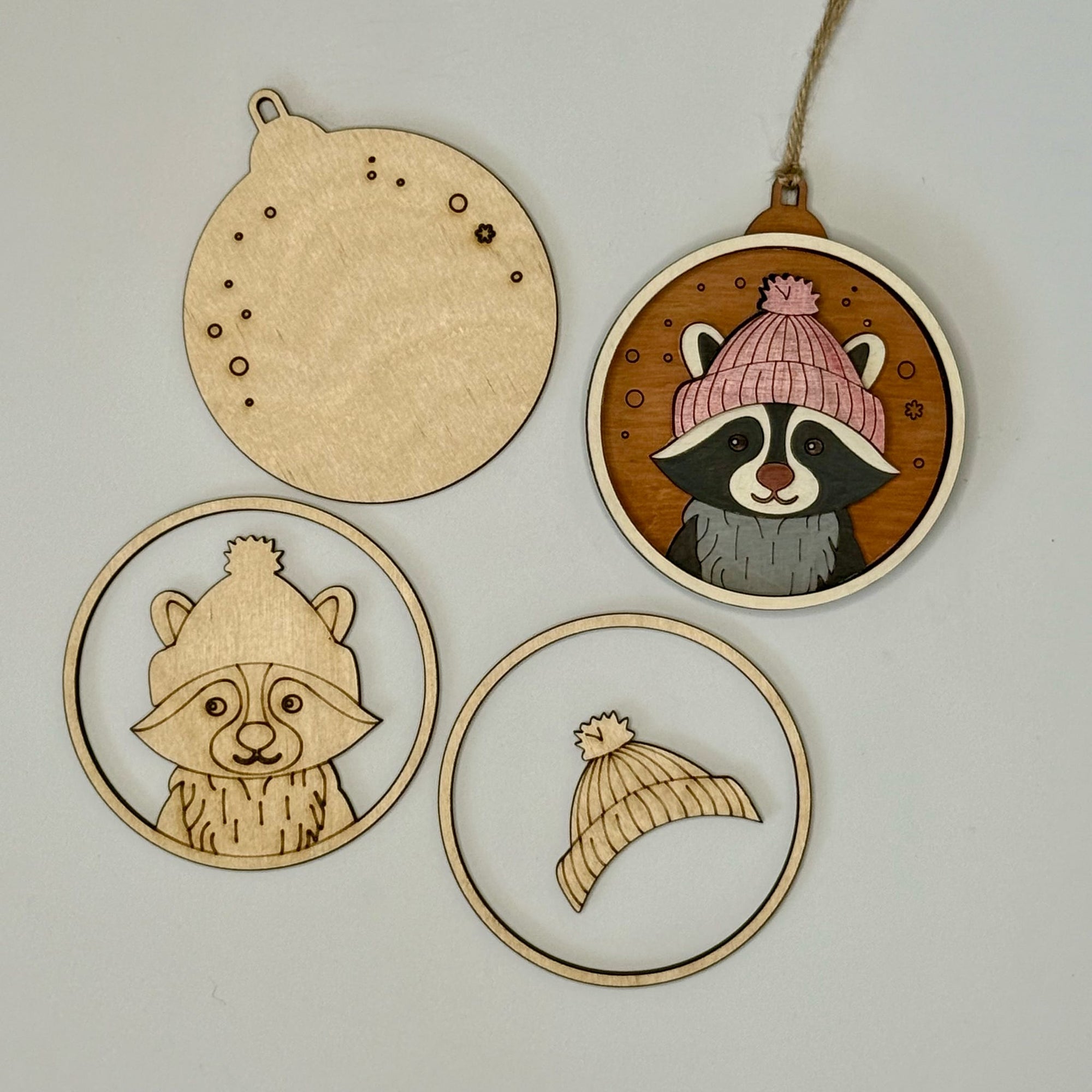 Animal Tri Layered Classroom Kit Ornaments