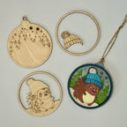Animal Tri Layered Classroom Kit Ornaments